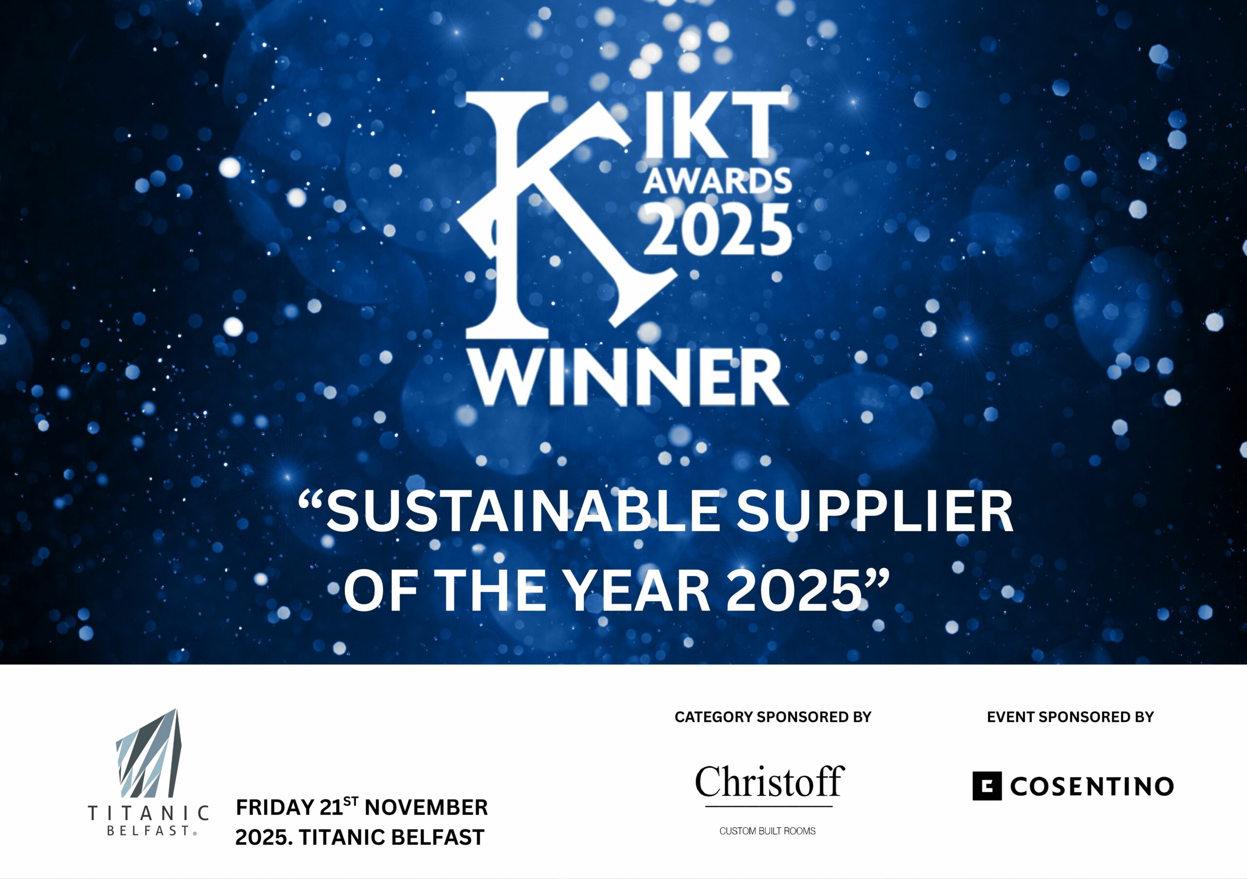 Sustainable Supplier of the Year 2025 Image